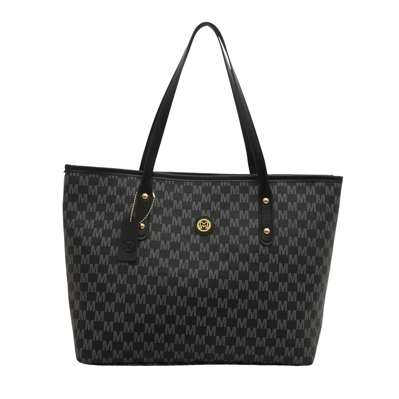 High-quality large-capacity bag, niche and versatile commuting bag for women, 2025 new trendy textured tote bag, large bag Item Picture