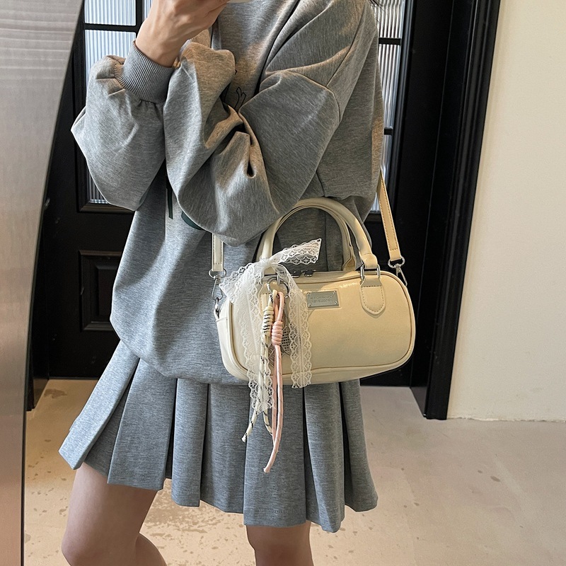 High-end handbag, versatile for women in spring and summer, 2025 new fashion crossbody bag, casual hand-carry Boston bowling bag Specification drawing