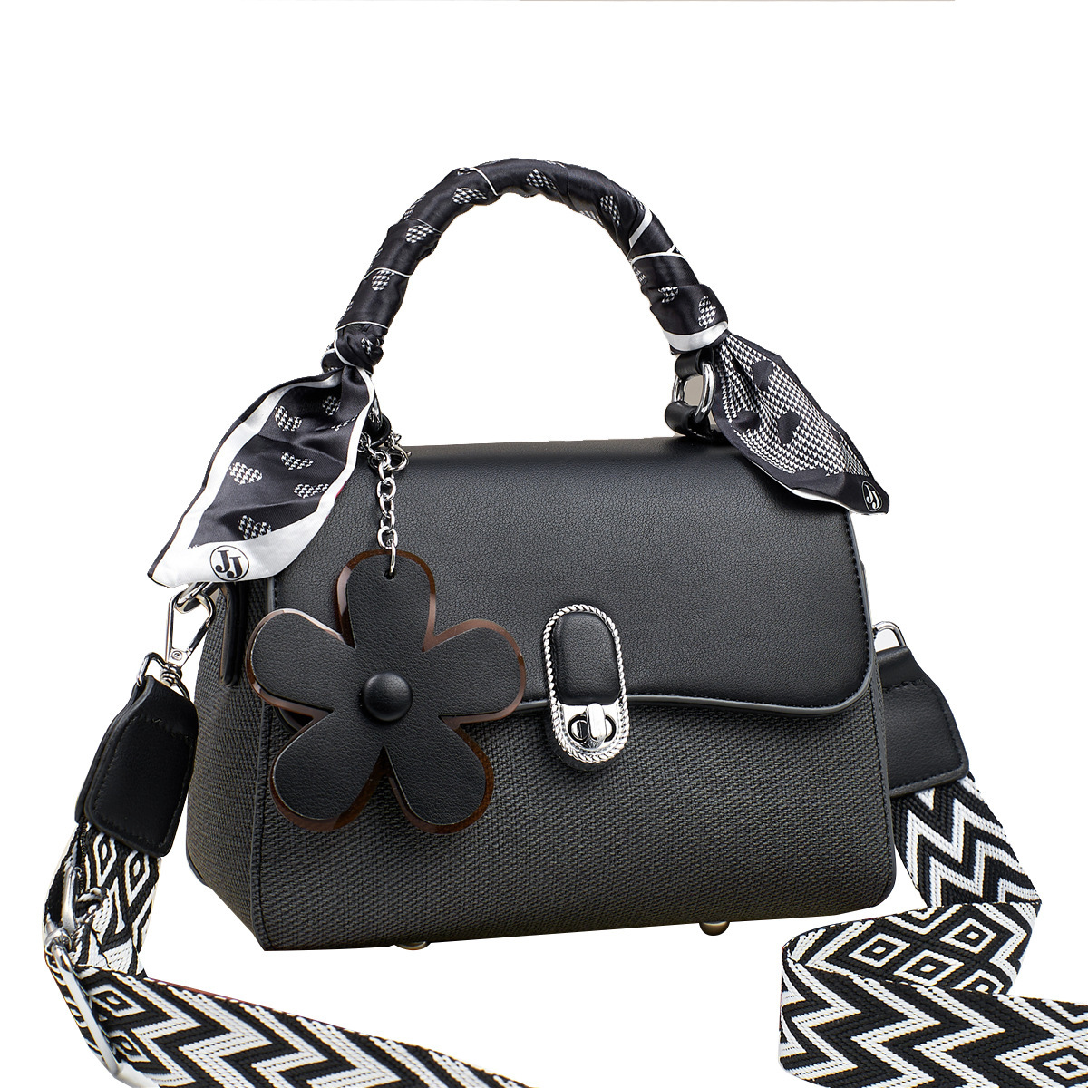 Ladies' silk scarf small square bag manufacturer's new autumn 2024 stylish and versatile handbag for middle-aged and elderly mothers Item Picture