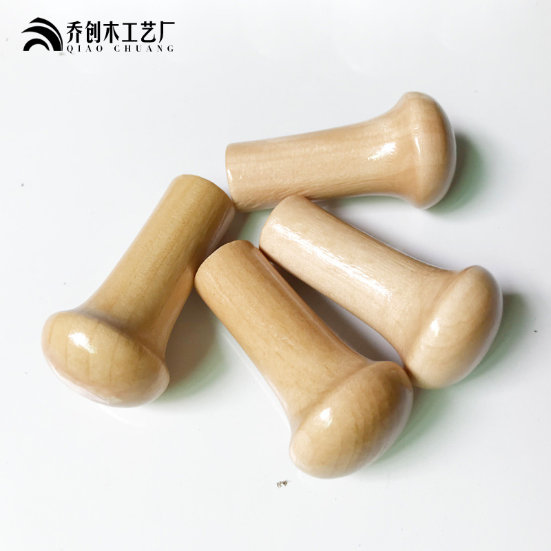 Manufacturer's solid wood clothes hanger hooks, door rear clothes wooden hooks, single hooks, solid wood clothes hanger hooks, wall hat hooks, row hooks details Picture