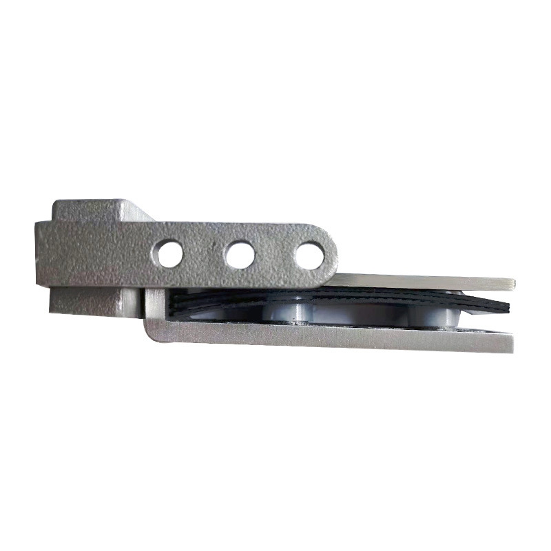 Shower room hinge hinge, 304 stainless steel shower room accessory, bathroom sliding door hardware, the same style as the full Season Hotel Specification drawing