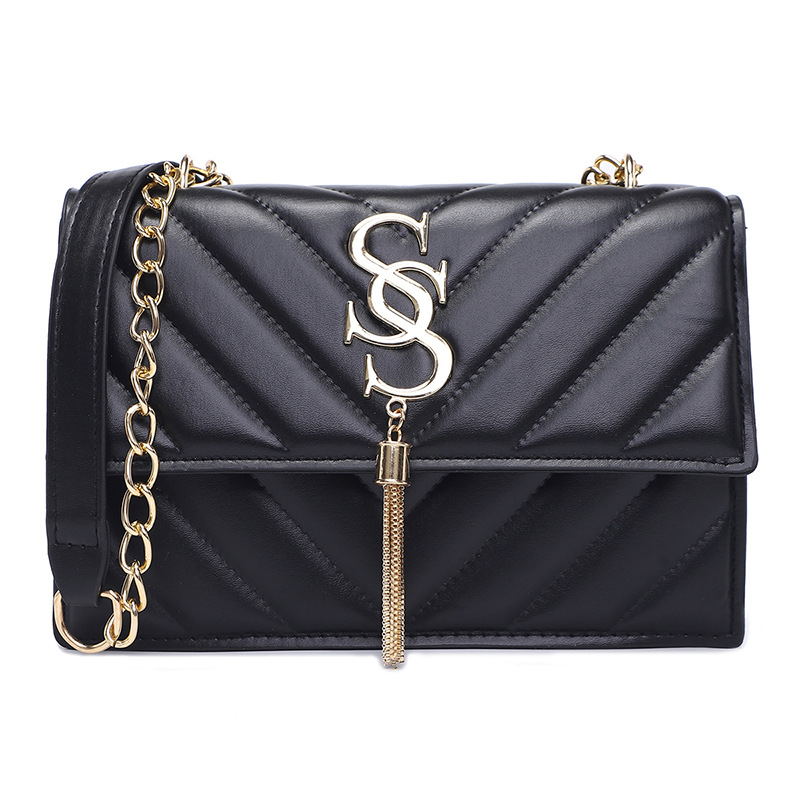 The new Spring 2025 small square bag is versatile and stylish with tassels. It's an Instagram niche single-shoulder crossbody bag with a cool and stylish look Item Picture