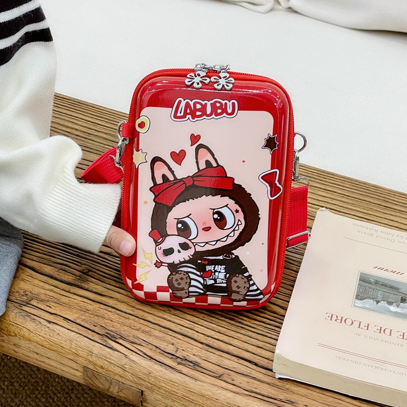 Cute cartoon children's travel pocket money small bag, new girls' mobile phone bag, baby single-shoulder crossbody bag, trendy hard shell bag Application Scenario