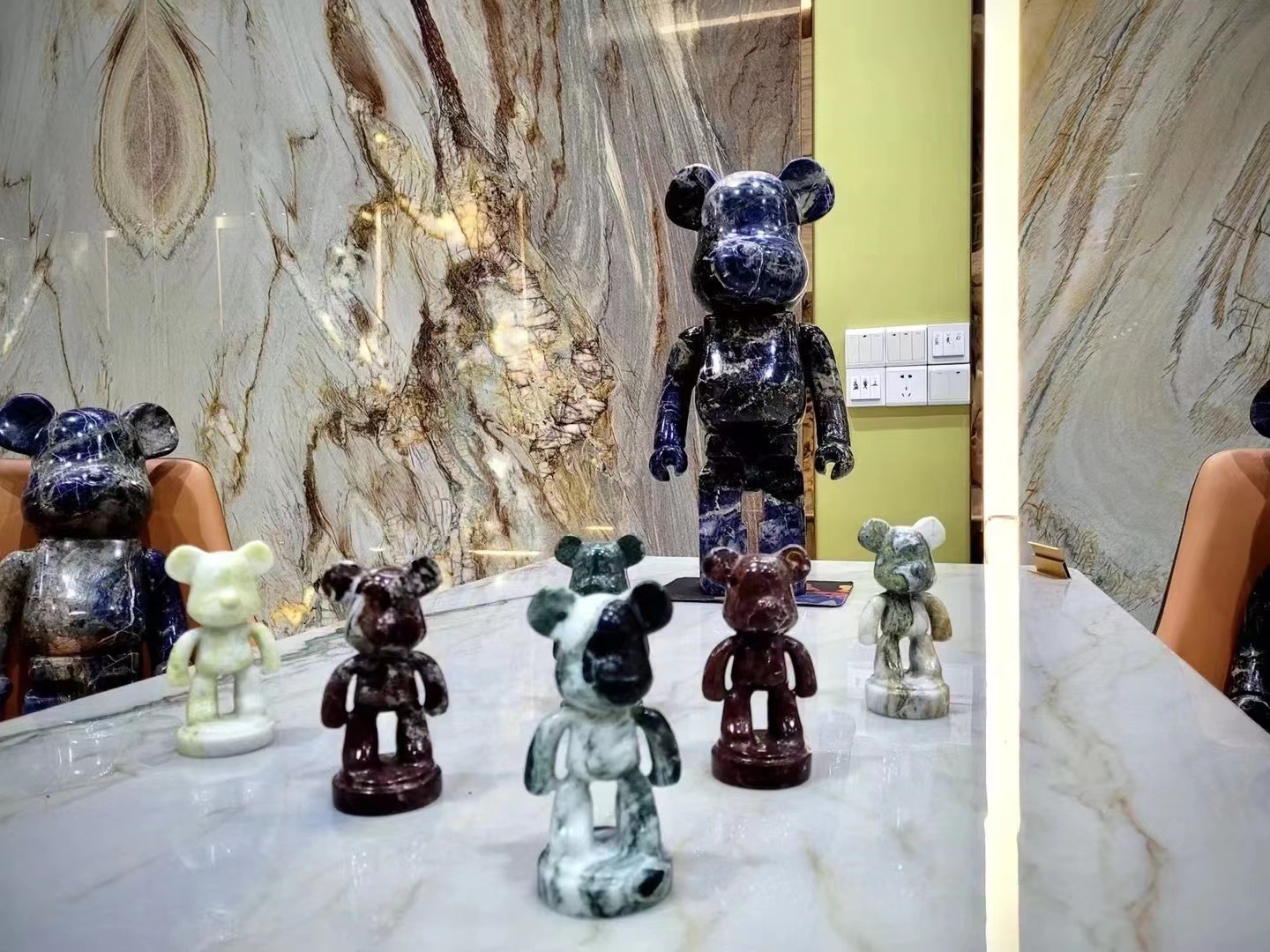 Marble, natural artificial stone, quartz stone samples, large and small samples, luxury stone samples, pattern samples, stone materials Application Scenario