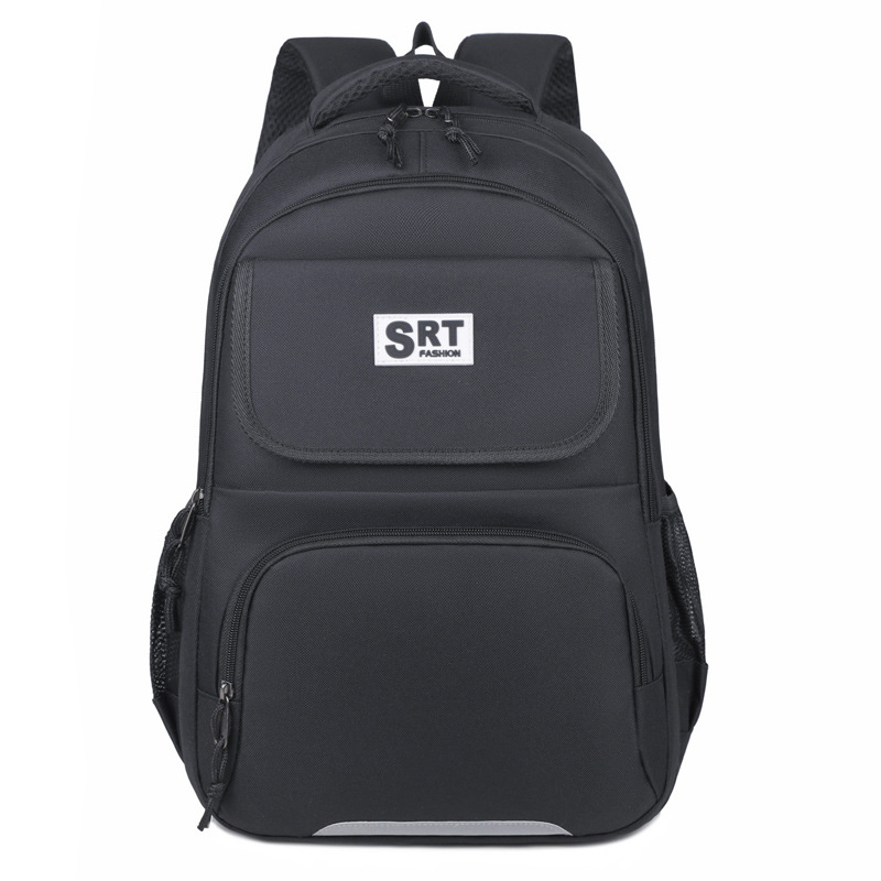 Korean version of ins Academy college student backpack, retro and versatile backpack, solid color large-capacity schoolbag for junior and senior high school students, girls Item Picture
