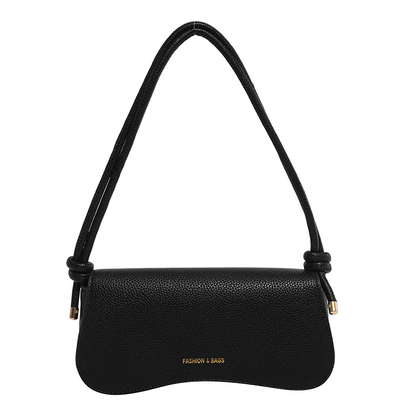 Popular solid-color underarm bags for women, fashionable, simple and elegant single-shoulder bags, cross-border cheap small bags, single-shoulder bags Item Picture