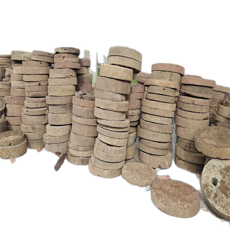 The manufacturer has been providing long-term direct supply of rural vintage engraved grinding discs, folk old stone tool grinding discs, bluestone and granite old grinding discs Item Picture