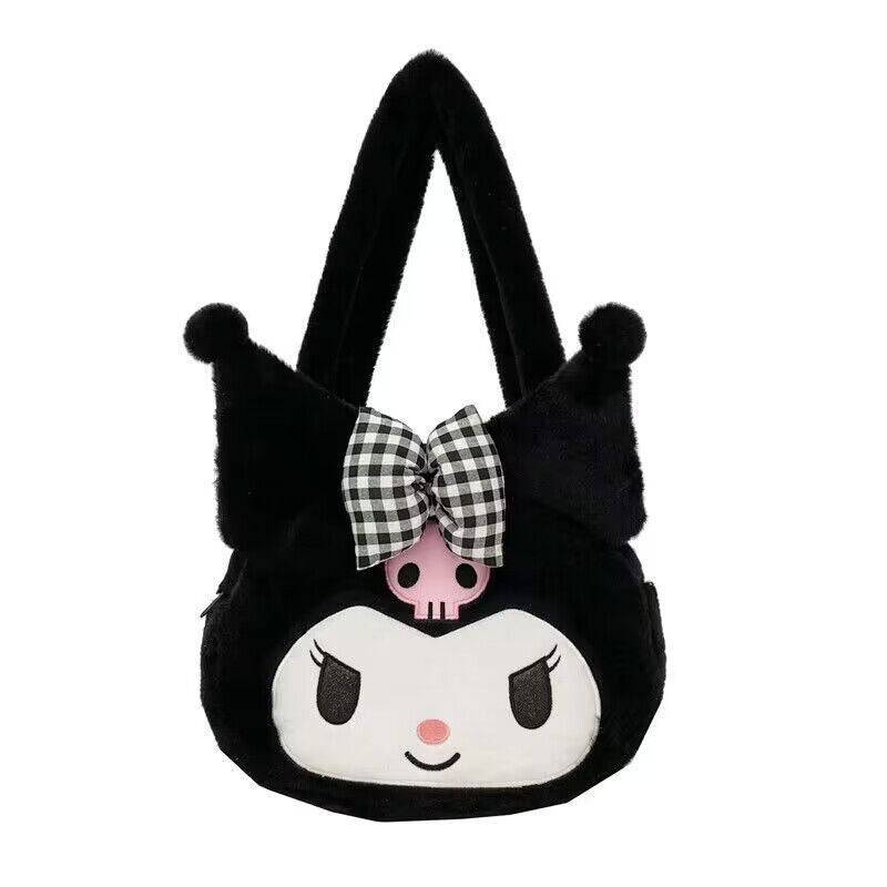 Versatile large-capacity plush single-shoulder bag for women, new Kulomi handbag, funny cartoon bag, plush toy factory Item Picture