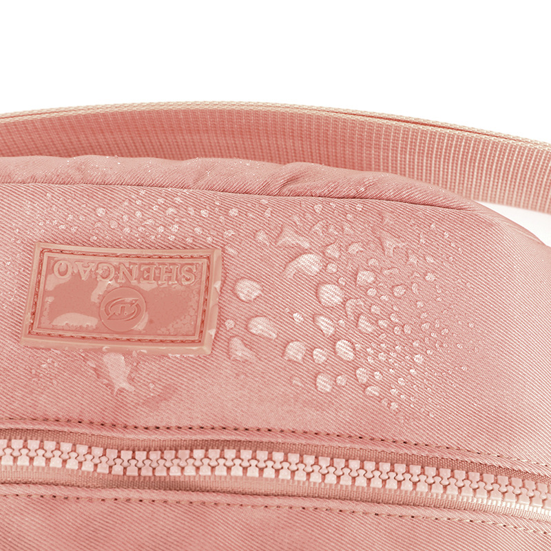 Ladies' sports chest bag, simple crossbody bag for going out, large-capacity waterproof Korean-style waist bag, fashionable and trendy bag Specification drawing