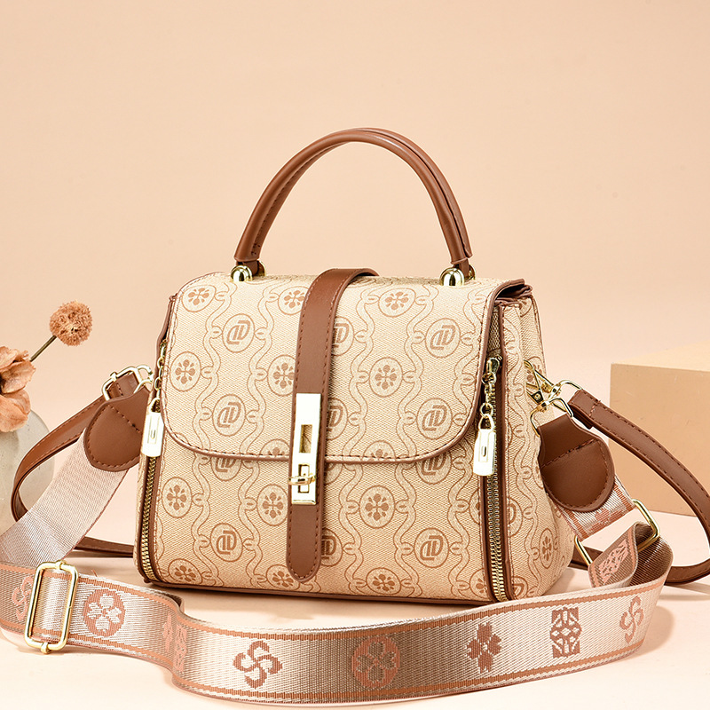 【 Live Streaming Recommendation 】 Retro crossbody bag for Women 2024 New style, versatile and fashionable women's hand-held shoulder bag details Picture
