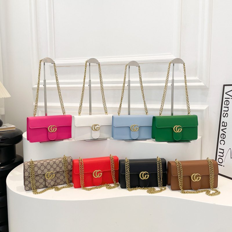 European and American fashion small bag for women 2025 new style fashion chain pu small square bag crossbody bag hand-held bag Application Scenario