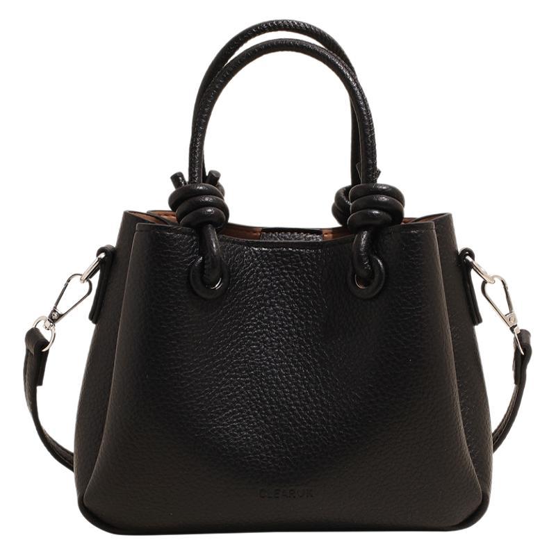 High-end texture, versatile and simple hand-held shoulder bag for women, 2025 new style, fashionable Korean bucket bag, stylish crossbody bag Item Picture