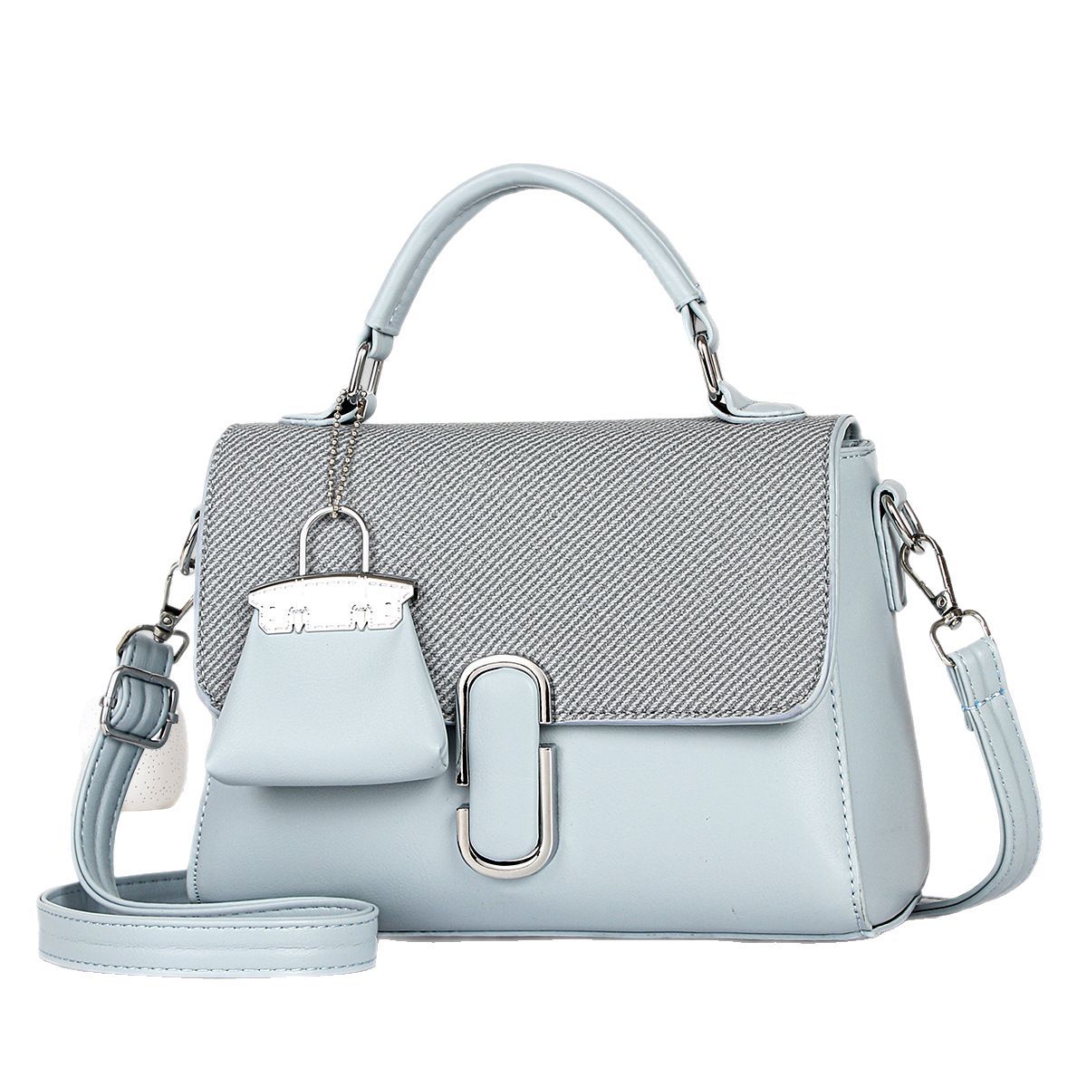2025 New flip-top envelope bag for women, single-shoulder crossbody small square bag, European and American fashion, underarm bag, versatile for commuting Item Picture