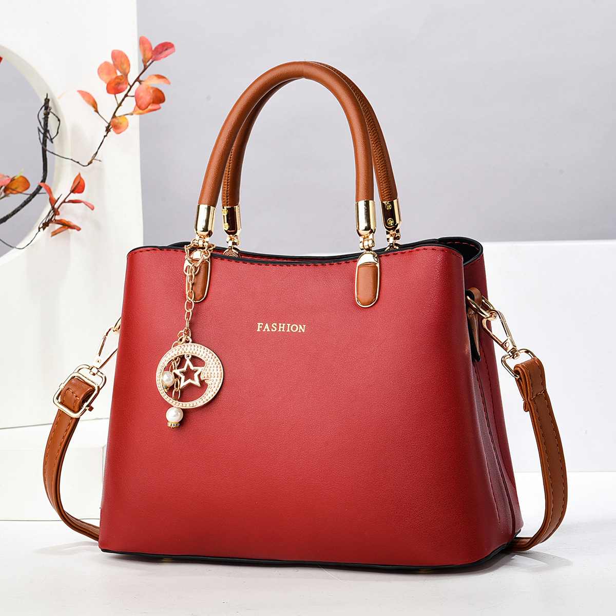 Mother's Day gift for Elders: Mom's Bag 2025 New Model handbag, large capacity, single-shoulder for women details Picture