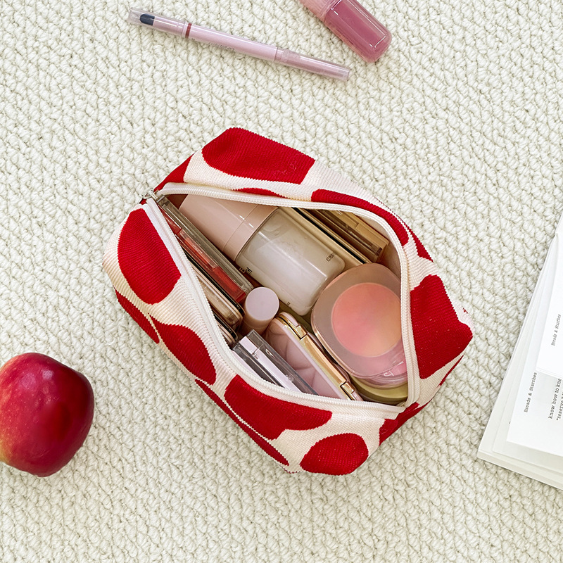 Runhui's new Qingxin Octagonal makeup Bag, travel cosmetics storage bag, large-capacity makeup bag, one-piece consignment Specification drawing