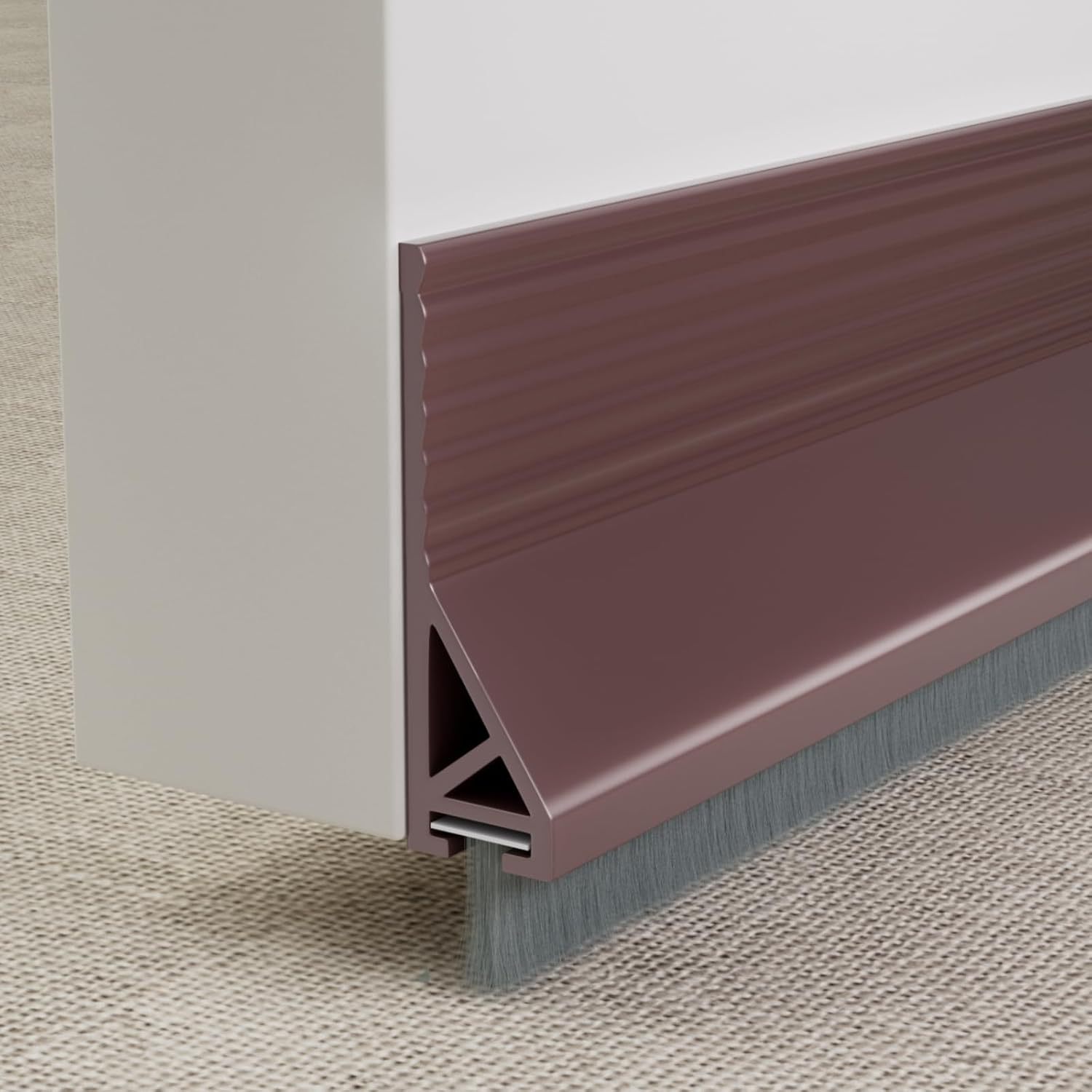Door gap and bottom sealing strip, wooden door windproof, dustproof and soundproof strip, insect-proof self-adhesive type door bottom gap thermal insulation rubber strip Item Picture