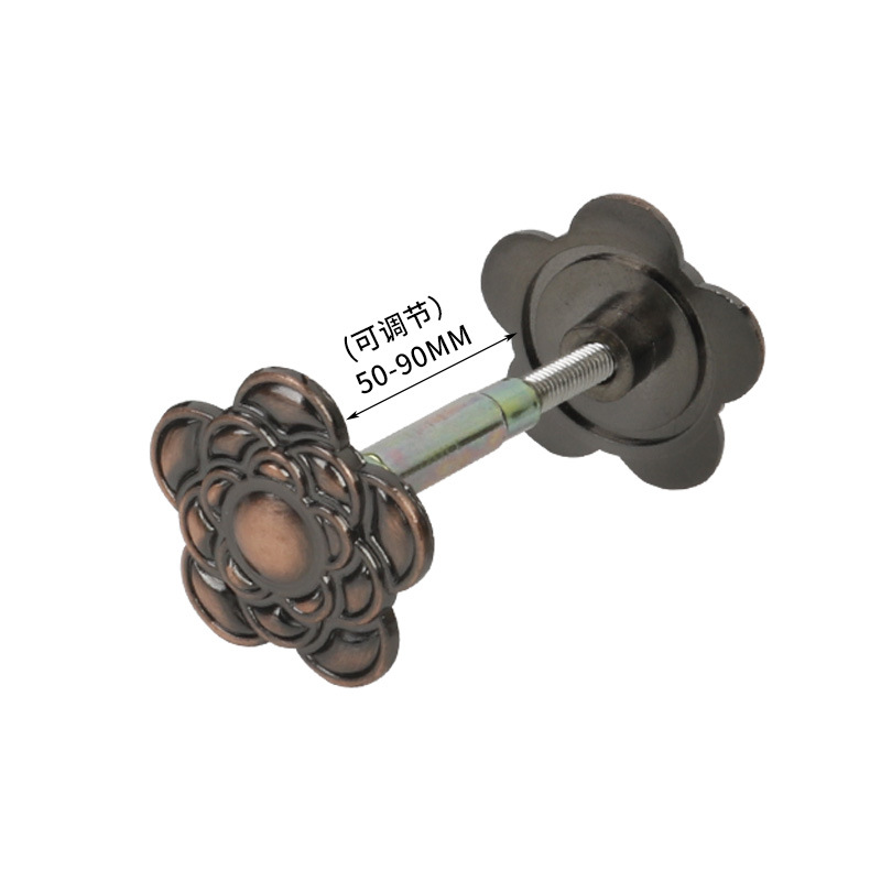Jingyuan Security door, wooden door, stainless steel hole blocker, hole patching, peephole, lock hole, decorative cover, door hole patching, door opening blocking cover Specification drawing