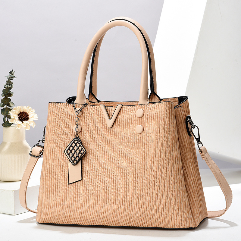 New woven macaron fashion handbag, high appearance level, cross-border versatile single-shoulder bag, large-capacity trendy crossbody bag details Picture