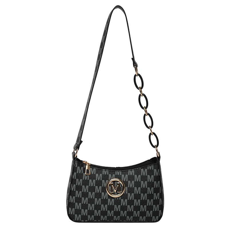 This is a trendy underarm bag with a unique and individualistic style. It's a fashionable small bag for women in 2025, featuring a slanted cross and a small square bag for women Item Picture