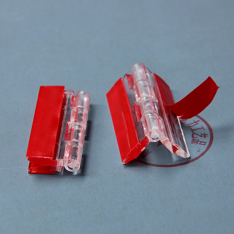 Acrylic self-adhesive hinges, transparent self-adhesive hinges, no need for drilling, self-adhesive hinges, Velcro folding pages, flipping pages Application Scenario