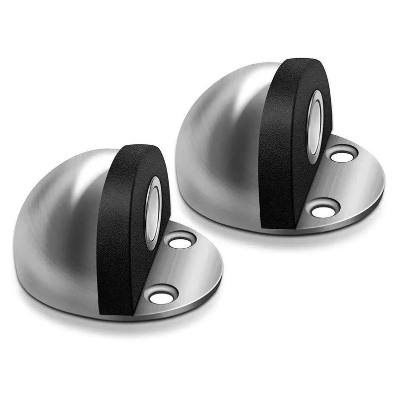 Cross-border stainless steel turtle top, no need for drilling, magnetic door, anti-collision glass door stop, thickened rubber floor suction Item Picture