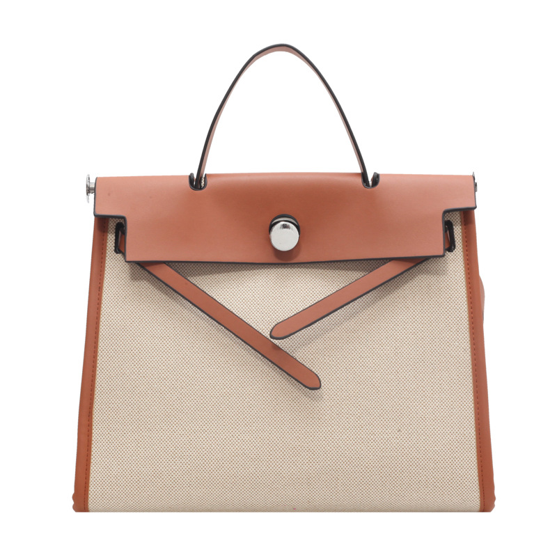 Commuting bag, large-capacity women's bag, 2023 new trendy and fashionable single-shoulder crossbody bag, high-end quality hand-held Kelly bag Item Picture