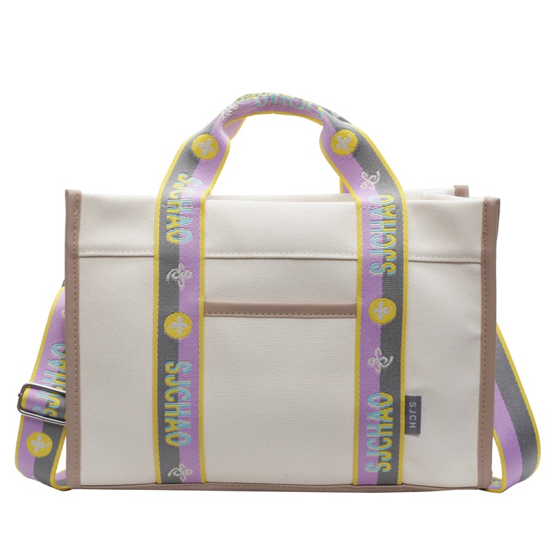 Large-capacity, fashionable new tote bag, high-end quality underarm bag, class commuting bag, trendy embroidery casual commuting bag Item Picture