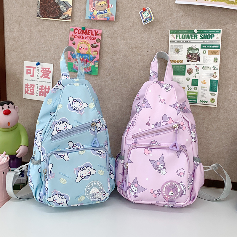 Crossbody bag, large children's sports small backpack, children's bag, boys' cross-body bag for traveling, primary school students' outing chest bag full figure
