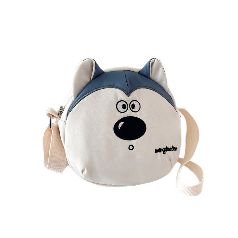 Colorful and cute puppy student mobile phone coin purse, little girl's personality, children's cute, single-shoulder crossbody women's bag Item Picture