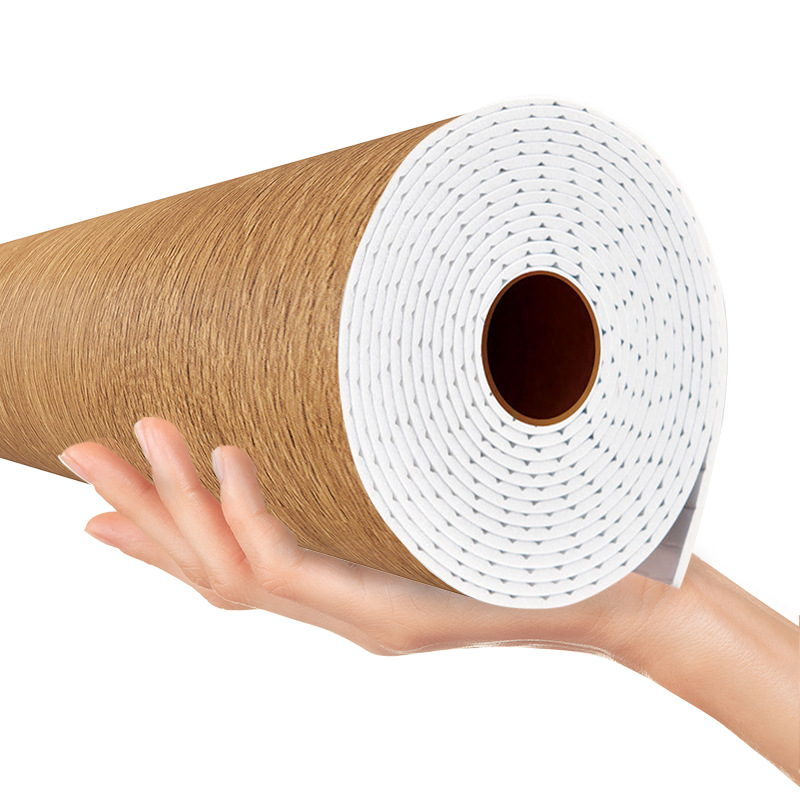Thickened wood-grain self-adhesive wallpaper, waterproof and moisture-proof wallpaper, furniture renovation veneer, Boeing film background wall stickers Item Picture
