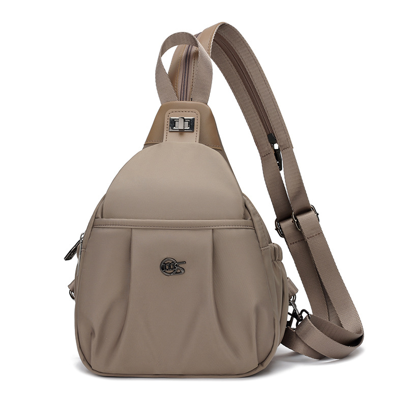 Travel backpack for women 2024 New style chest bag, lightweight commuting crossbody dual-purpose bag, sports single-shoulder hiking small backpack Item Picture