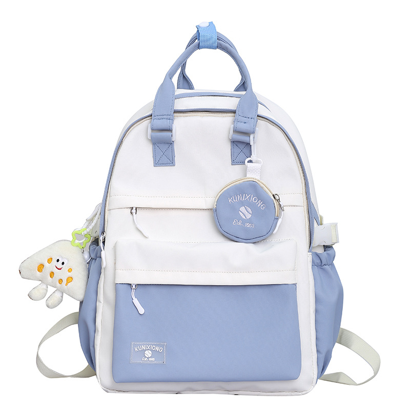 Japanese-style junior high school and high school schoolbags, girls' college backpacks, handbags for teenage college students, large-capacity backpacks for classes Item Picture