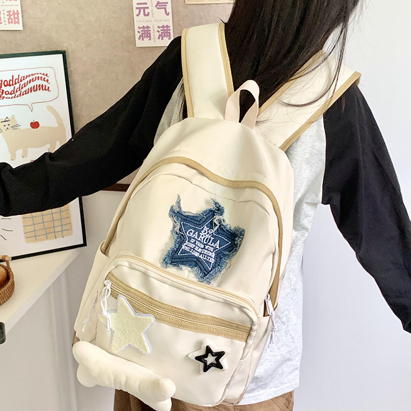 This Japanese-style Instagram cute girl backpack is lightweight, versatile and has a large capacity. It's a lightweight backpack for college students details Picture