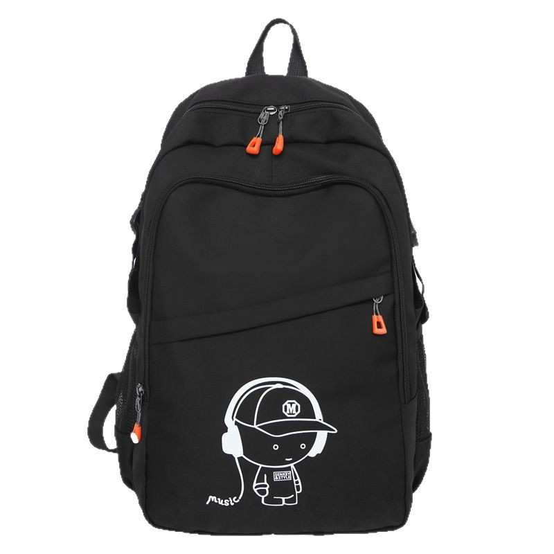 A new high-appearancelevel printed casual and trendy backpack for junior and senior high school students with large capacity for computer travel Item Picture