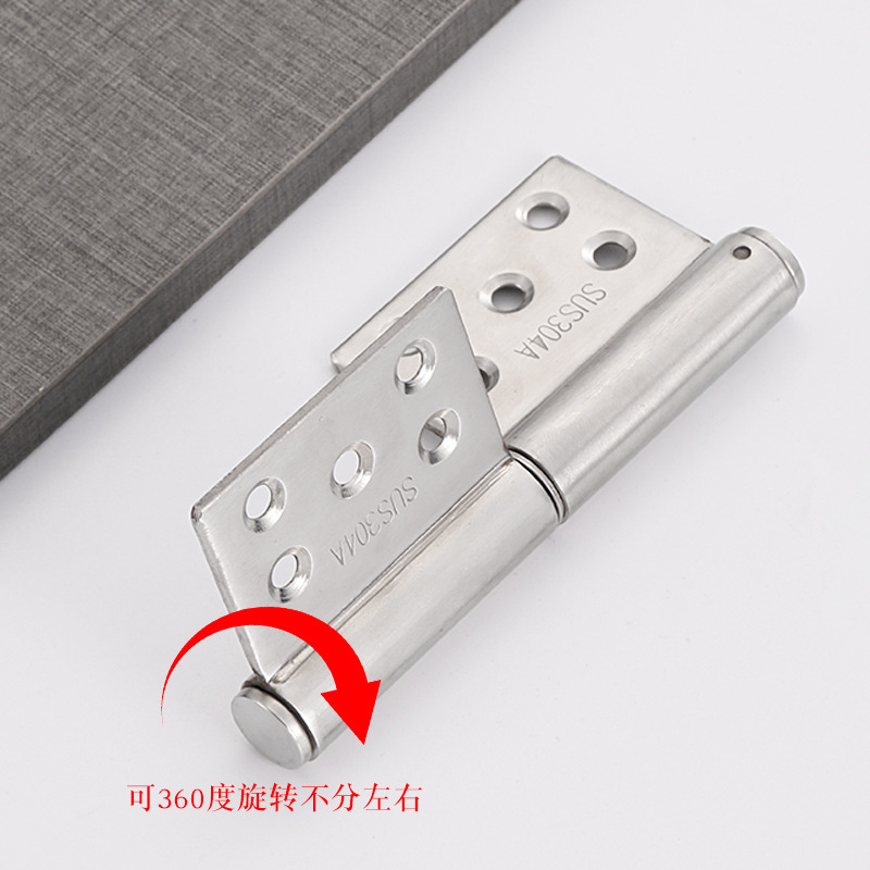 304 stainless steel flag-shaped hinge bathroom door and window detachable flag-shaped hinge fireproof door detachable welded folding details Picture