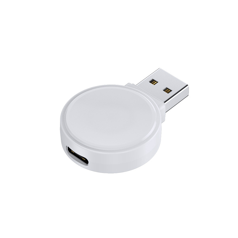 The Apple Watch charger is suitable for iWatch 1st to 8th generation magnetic wireless charging USB Type-C dual-port watch charger Application Scenario