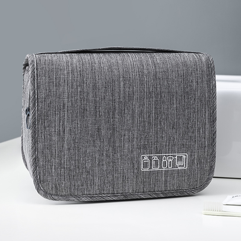 Cationic hook toiletry bag, large-capacity travel bag, cosmetic bag, portable dry and wet separation cosmetic bag source manufacturer details Picture