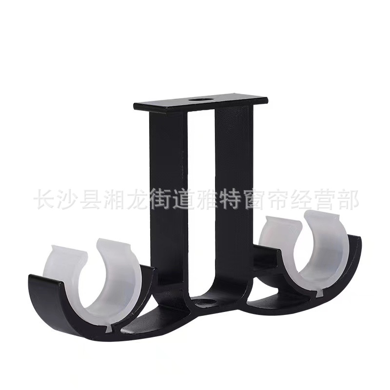 Wholesale aluminum alloy Roman pole double top bracket, double top code, white, black, gold rose gold, good load-bearing capacity full figure