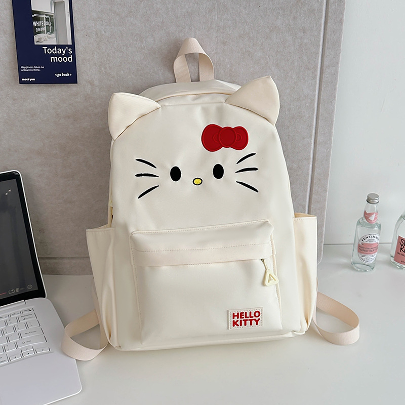 A new high-appearance-level cartoon cute schoolbag for campus students, a large-capacity Korean-style backpack, and a trendy daily backpack for students Specification drawing