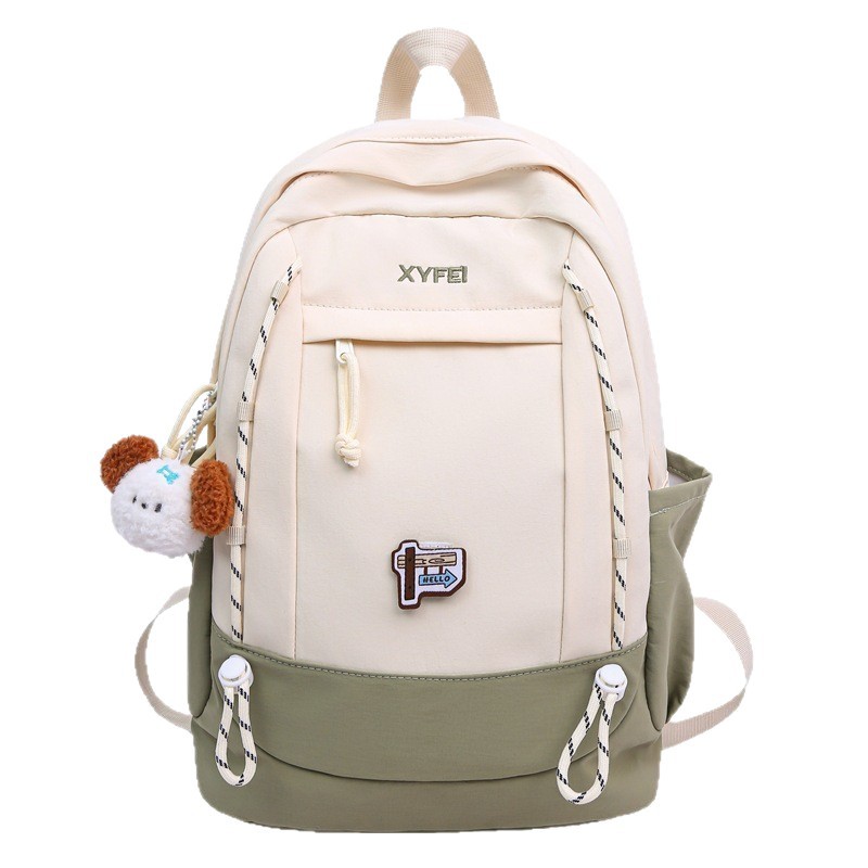 New schoolbag, Korean style, Japanese style, 2025 college student backpack, large-capacity travel backpack, cute for junior high school students Item Picture