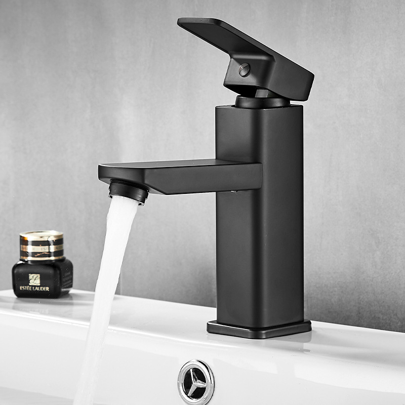 Wholesale of life song gun ash washbasin faucet, bathroom cold and hot water faucet, household face and hand washing faucet Application Scenario