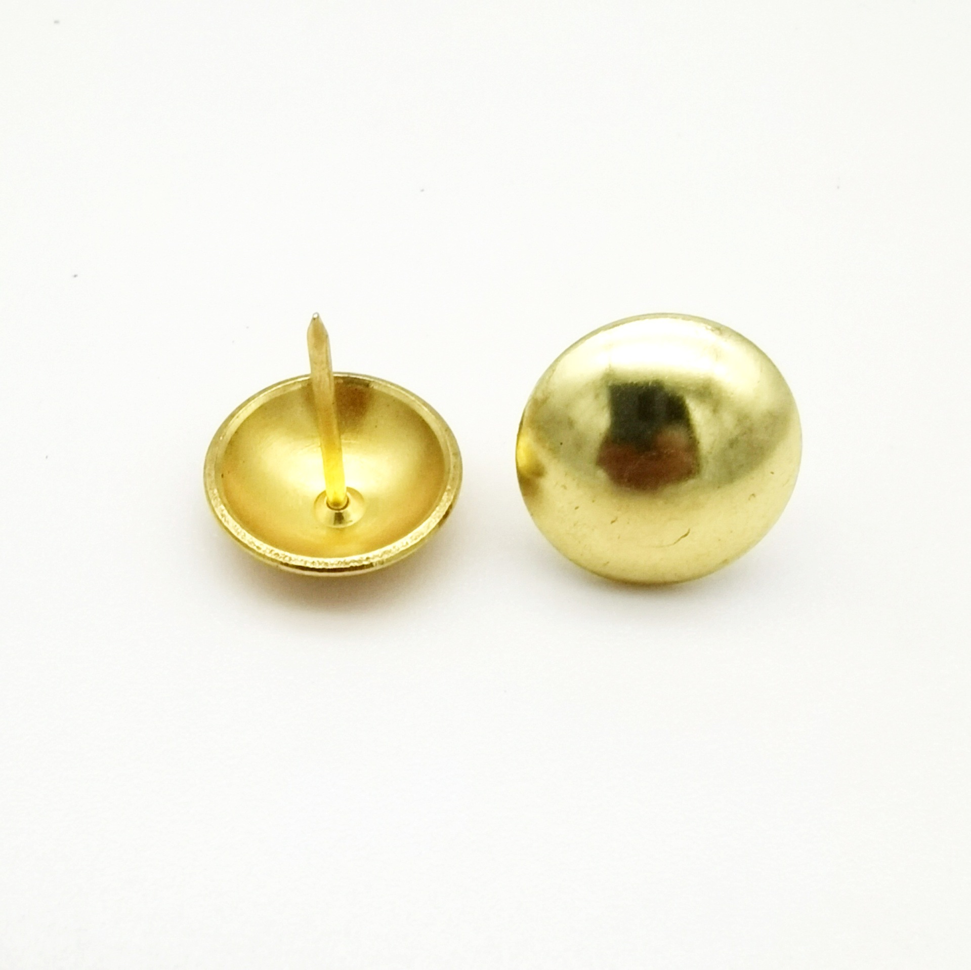 UG73 Golden bubble nails, imitation gold copper nails, sandwood box, soft packaging wine box, furniture decoration, round head, substitute gold drawing nails, small nails full figure