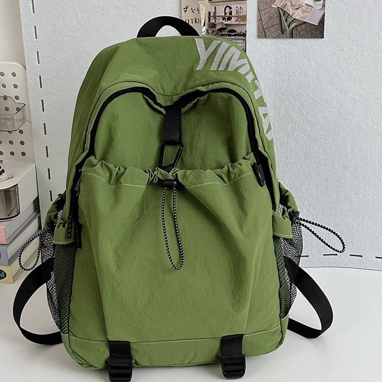 Fashionable new backpack, large-capacity student schoolbag, lightweight and versatile, outdoor sports bag for both men and women, casual bag Specification drawing