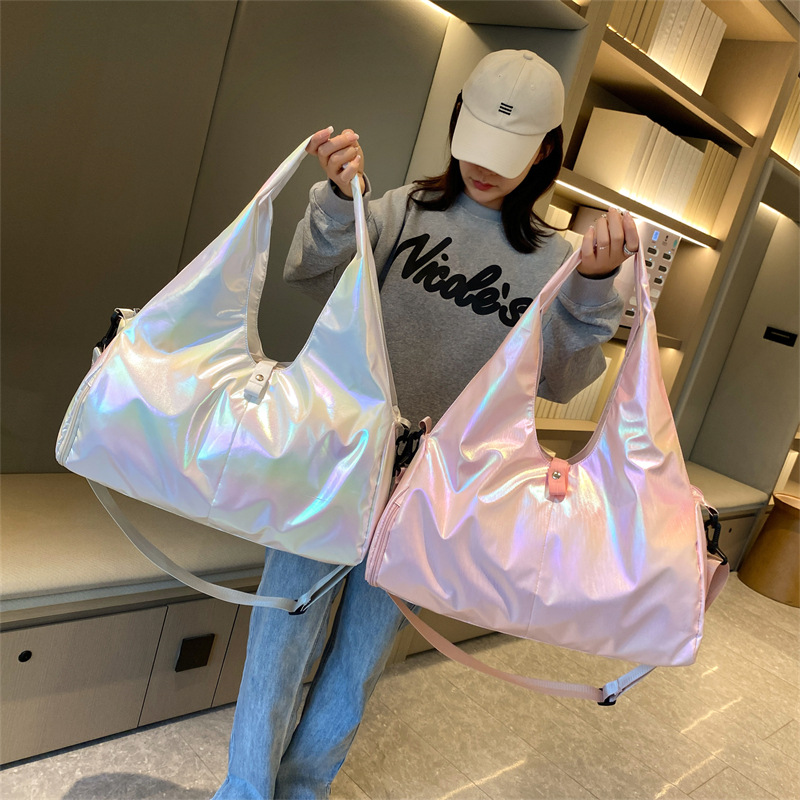 Sports bags, women's fitness bags, swimming training bags, yoga bags, lightweight single-shoulder hand-carry bags, maternity bags, short-distance business trip bags details Picture