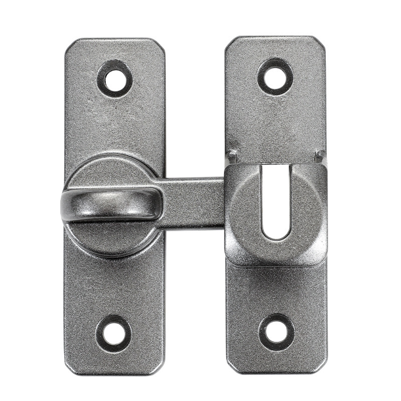 Alloy door lock, hotel bathroom door lock buckle, thickened anti-theft buckle, lock buckle, non-perforated latch anti-theft buckle Item Picture
