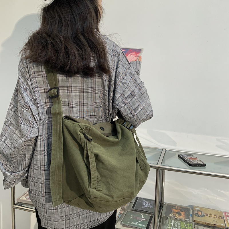 Crossbody bag for women 2022 New style Japanese Harajuku sail bag, Korean version student retro casual hand-held shoulder bag details Picture