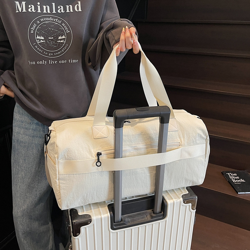Sports and fitness bags, women's dry and wet separated swimming bags, large-capacity hand-held short-distance travel bags, travel luggage storage bags details Picture