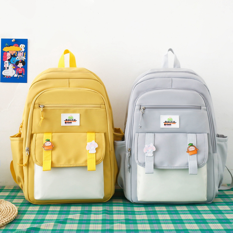 2025 New Style fashionable, simple and multi-functional student and children's schoolbag four-piece set, large-capacity cute backpack for girls details Picture