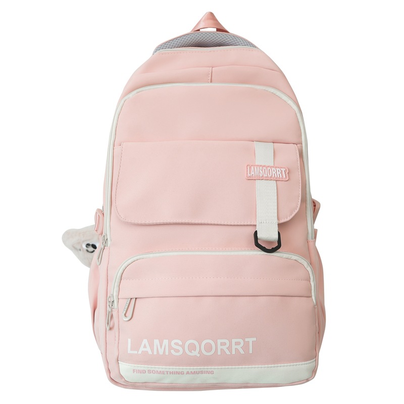 Wide-shoulder strap schoolbag for girls, Korean style Instagram fresh and cute primary school backpack, Japanese school style student backpack Item Picture