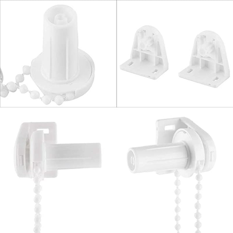 Cross-border retail of 17MM roller blind head controller with beaded curtain heads and free beaded chain curtain accessories details Picture